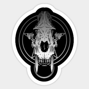 skull head Sticker